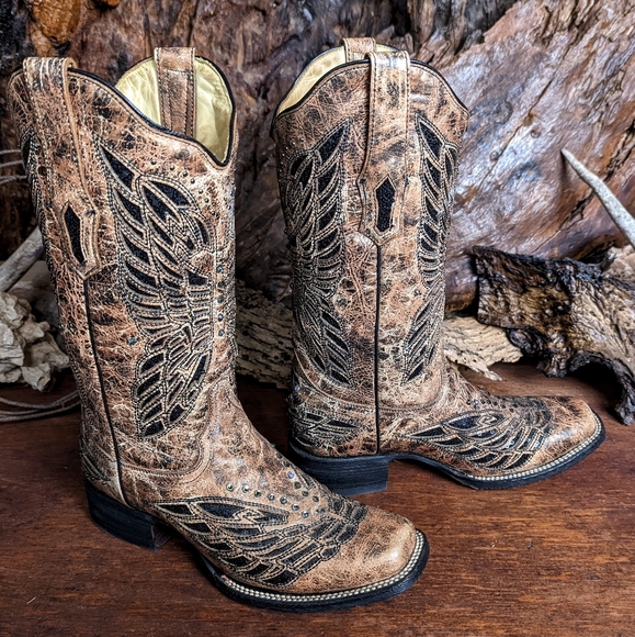 NWOB Corral 'Laura' butterfly cowboy boots - Picture 6 of 8